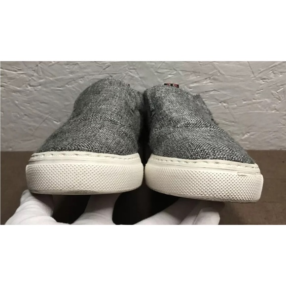 Hey Dude Peyton Women's Sneakers Grey Black Size 8 Lightweight Slip-On Shoes - Picture 4 of 15